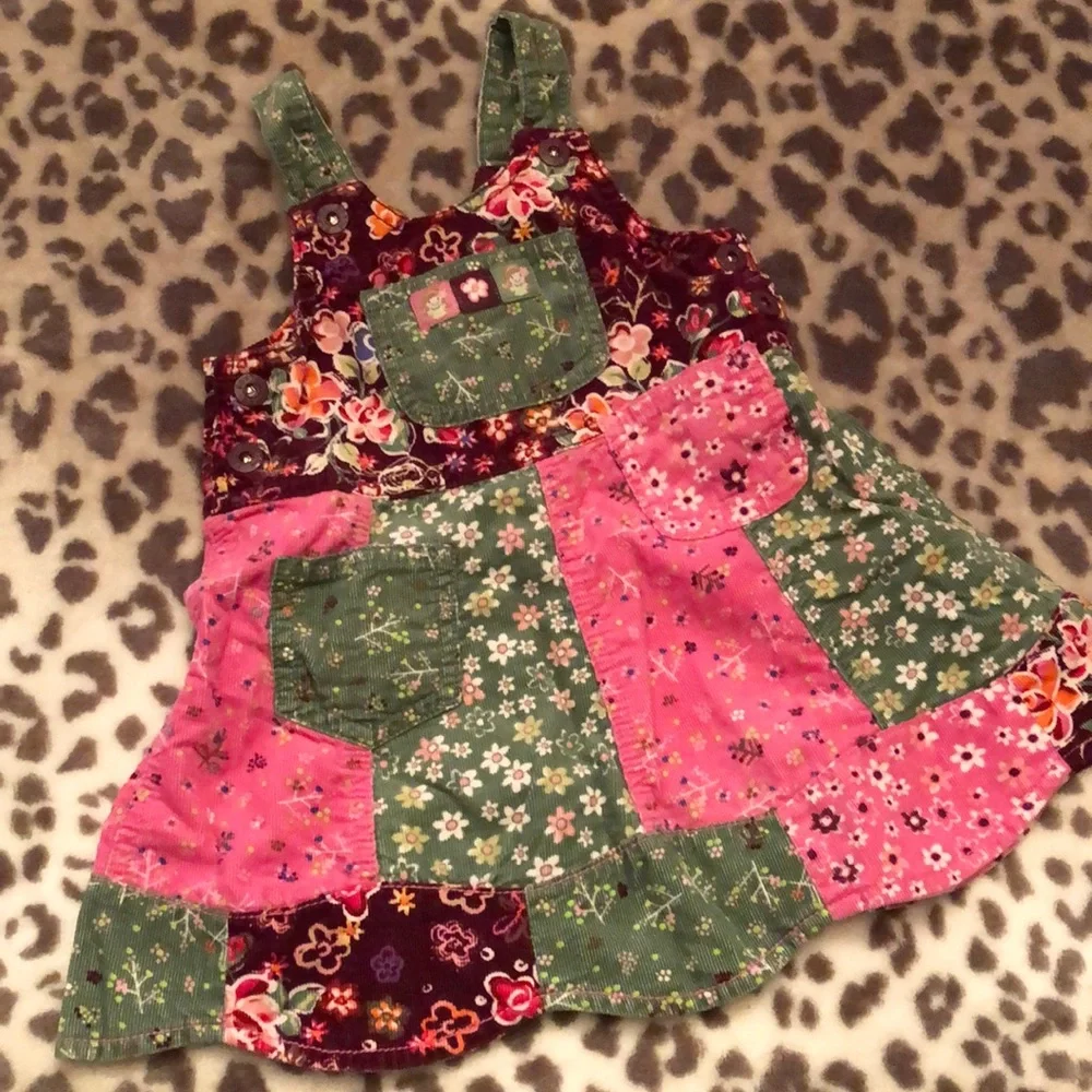 Children’s Place Floral Corduroy Jumper 12 months Girls